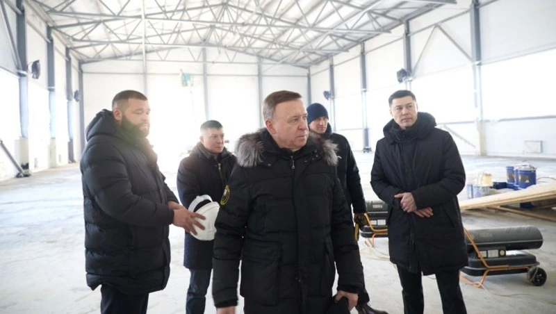 100 тонн металла и тысяча квадратов: спорткомплекс в Дальнем готовится к открытию