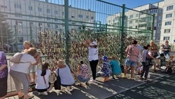 На празднике двора южносахалинцы собрали подарки фронту