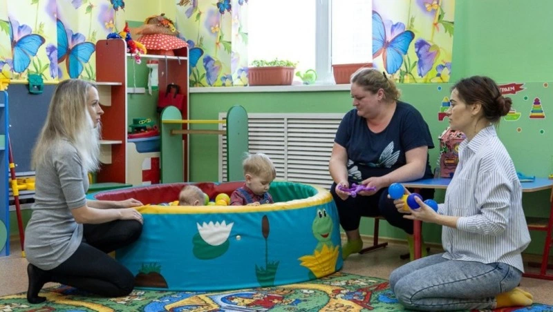 В Южно-Сахалинске работает группа кратковременного пребывания для деток от года до полутора лет