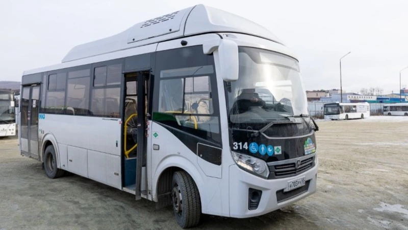 Новые автобусы выходят на отдаленные и пригородные маршруты Южно-Сахалинска