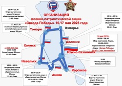 Патриотический автопробег «Звезда Победы» пройдет на юге Сахалина