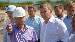 Строительство нового автобусного парка идет с опережением на три месяца