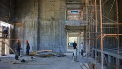 Строительство детской школы искусств в Луговом идет с опережением графика