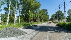 Участок улицы Западной в Южно-Сахалинске заасфальтируют