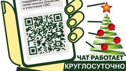 Чат поддержки семьям и участникам СВО работает в круглосуточном режиме