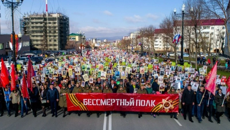 Стал известен маршрут «Бессмертного полка» 9 мая в Южно-Сахалинске 