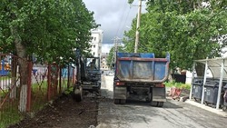 Возле детского сада «Росинка» в Южно-Сахалинске строят новую проезжую часть  
