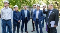 Сергей Надсадин проинспектировал ход ремонтных работ в школе №21