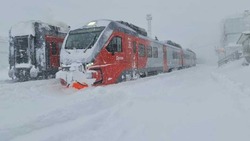 Из-за циклона в Южно-Сахалинске частично отменяют пригородные поезда