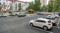 В Южно-Сахалинске с опережением графика завершили ремонт двора дома по улице Пуркаева, 35а