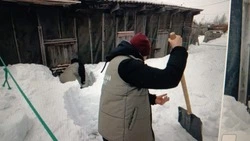Активисты помогают южно-сахалинским пенсионерам расчищать придомовые территориии  от снега