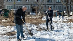 В Южно-Сахалинске состоялась первая «чистая пятница»