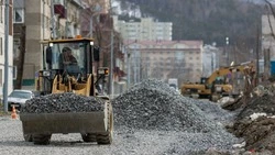 В Южно-Сахалинске набирает темпы капитальный ремонт улицы Бумажной