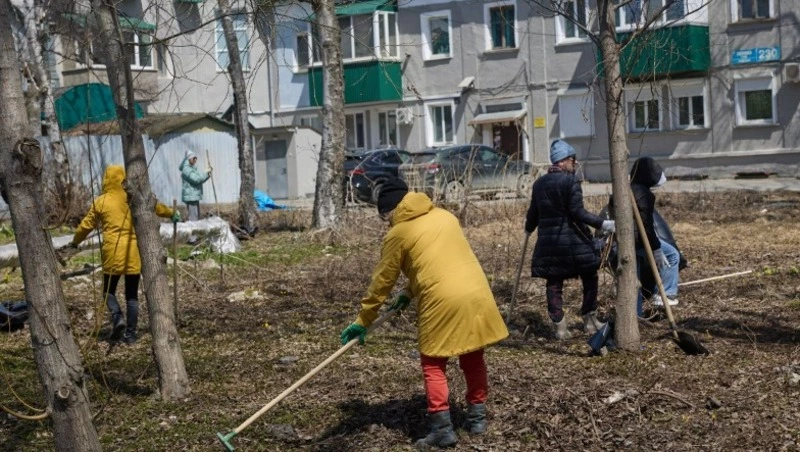 С 1 апреля Южно-Сахалинск приступит к масштабной весенней уборке