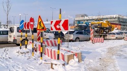 В Южно-Сахалинске идет капитальный ремонт проспекта Мира