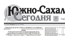 Выпуск газеты «Южно-Сахалинск сегодня» № 25 (1869) от 29 апреля 2025 года