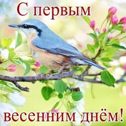 Первый день весны 2024 года: открытки с поздравлениями