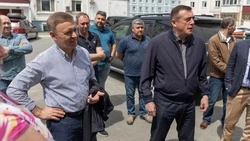 В областном центре идут масштабные работы по благоустройству дворов и подъездов