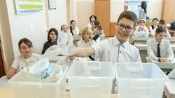 В областном центре прошел урок по раздельному сбору мусора