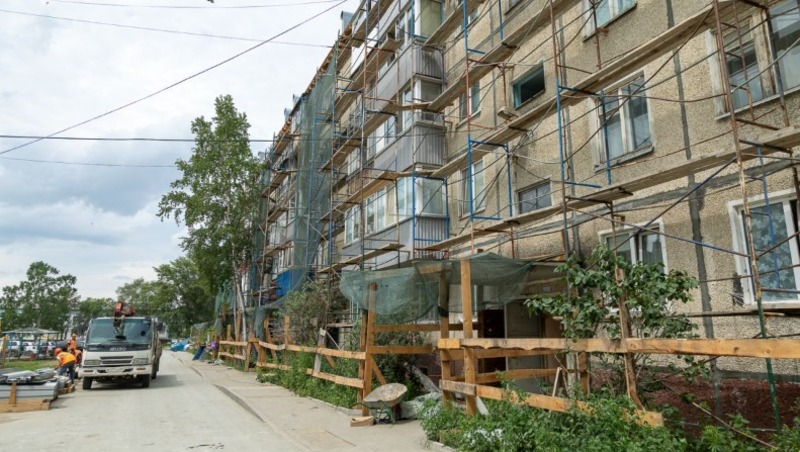 В Южно-Сахалинске активно ведётся капитальный ремонт многоквартирных домов