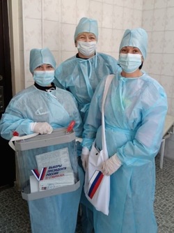 Пациенты областной клинической больницы приняли участие в выборах президента России