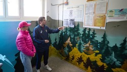 Семья из Южно-Сахалинска преобразила свой подъезд